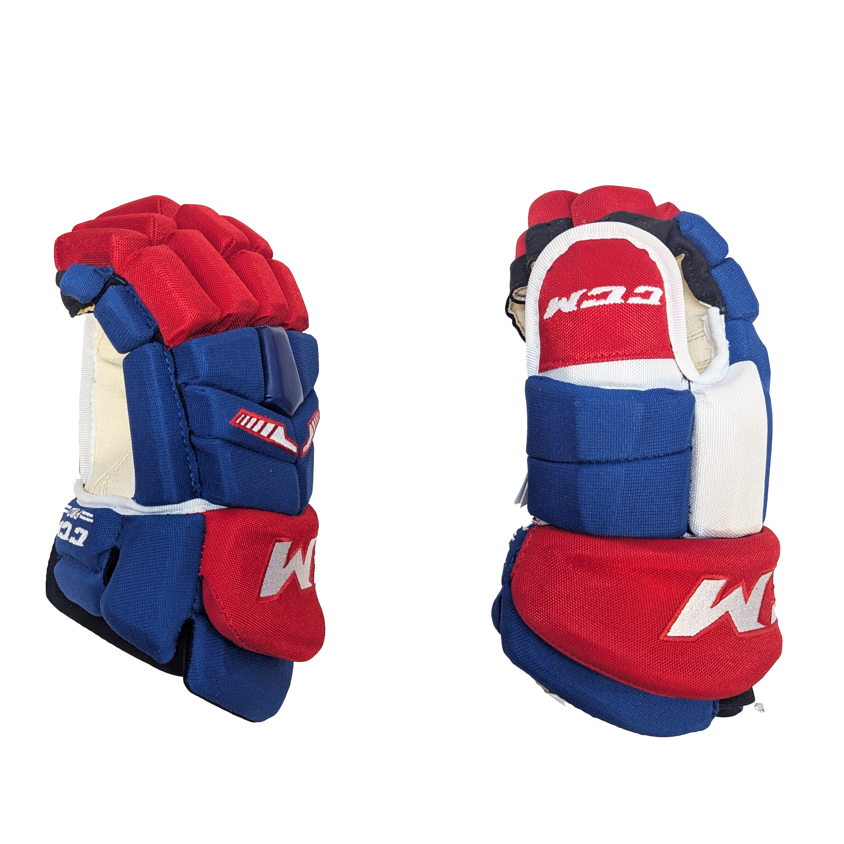CCM HGTKXP - NHL Pro Stock Glove - Montreal Canadiens (Blue/White/Red)